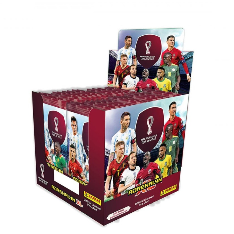 World Cup Mistrovství světa Panini Adrenalyn XL FIFA World Cup 2022 Qatar Box Fotbalových