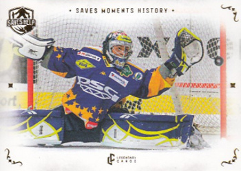 Jakub Sedlacek Zlin Legendary Cards Saves Help Memorabilia 2022 Saves Moments History Gold /155 #SMH-14