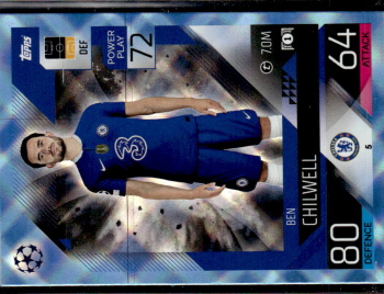 Ben Chilwell Chelsea 2022/23 Topps Match Attax ChL Crystal Parallel #5