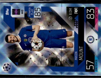 Mason Mount Chelsea 2022/23 Topps Match Attax ChL Crystal Parallel #8