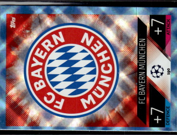 Team Badge Bayern Munchen 2022/23 Topps Match Attax ChL Crystal Parallel #190