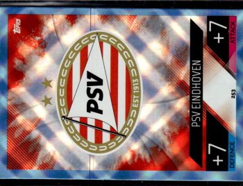 Team Badge PSV Eindhoven 2022/23 Topps Match Attax ChL Crystal Parallel #253