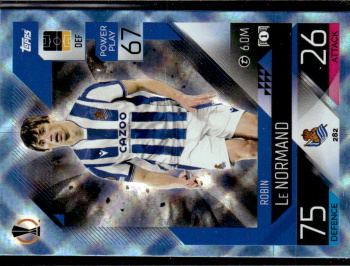 Robin Le Normand Real Sociedad 2022/23 Topps Match Attax ChL Crystal Parallel #282