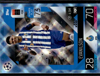 Evanilson FC Porto 2022/23 Topps Match Attax ChL Crystal Parallel #305