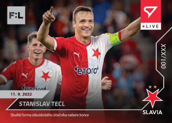 Předprodej - Stanislav Tecl Slavia Praha FORTUNA:LIGA 2022/23 LIVE #L-037