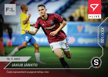 Předprodej - Jakub Jankto Sparta Praha FORTUNA:LIGA 2022/23 LIVE #L-035