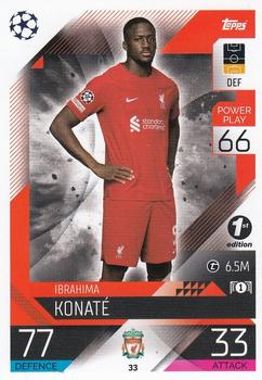 Ibrahima Konate Liverpool 2022/23 Topps Match Attax ChL 1st edition #33