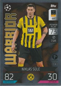 Niklas Sule Borussia Dortmund 2022/23 Topps Match Attax ChL Warrior 1st edi #213