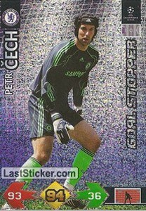 Petr Cech Chelsea 2009/10 Panini Adrenalyn XL CL Goal Stopper #61