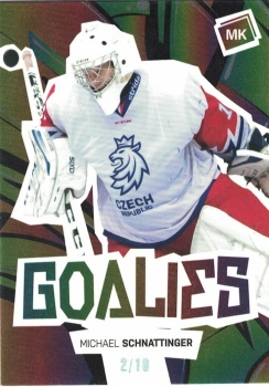 Michael Schnattinger Reprezentace MK Narodni Tym 2021/22 MK Goalies Gold /10 #10