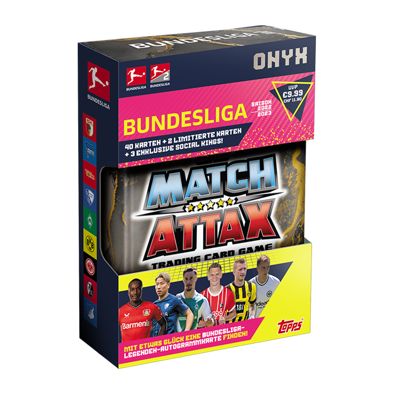 Topps Match Attax Bundesliga 2022/23 Mini Tin Onyx malá plechovka