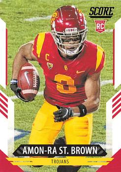 Amon-Ra St. Brown USC Trojans 2021 Panini Score NFL Rookie #330