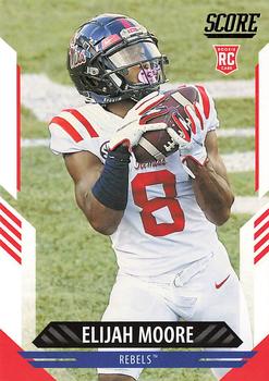 Elijah Moore Ole Miss Rebels 2021 Panini Score NFL Rookie #337