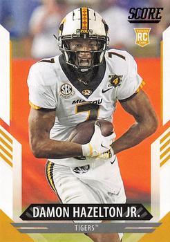 Damon Hazelton Jr. Missouri Tigers 2021 Panini Score NFL Rookie #367