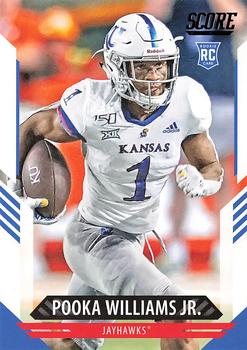 Pooka Williams Jr. Kansas Jayhawks 2021 Panini Score NFL Rookie #378