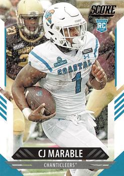 CJ Marable Coastal Carolina Chanticleers 2021 Panini Score NFL Rookie #398