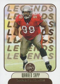 Warren Sapp Tampa Bay Buccaneers 2021 Panini Legacy Football NFL Legends #108