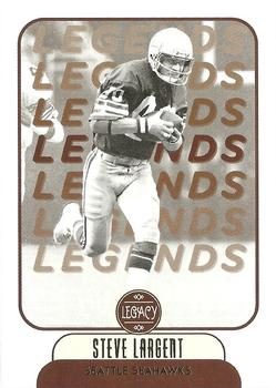 Steve Largent Seattle Seahawks 2021 Panini Legacy Football NFL Legends #131