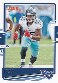 Jayon Brown Tennessee Titans 2020 Donruss NFL #250