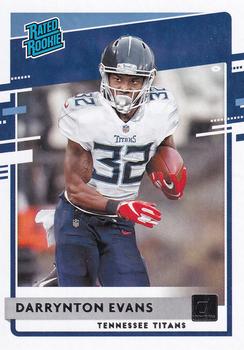 Darrynton Evans Tennessee Titans 2020 Donruss NFL Rated Rookie #333