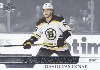 David Pastrnak Boston Bruins Upper Deck 2020/21 Series 1 Predominant #PR-1