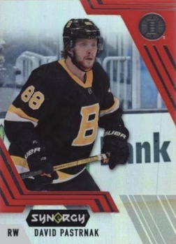David Pastrnak Boston Bruins Upper Deck Synergy 2020/21 Red #004