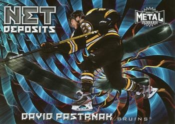 David Pastrnak Boston Bruins Skybox Metal Universe 2020/21 Net Deposits #ND-17