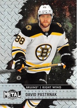 David Pastrnak Boston Bruins Skybox Metal Universe 2020/21 Spectrum #88