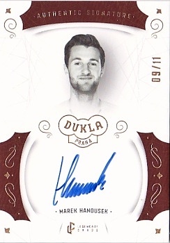 Marek Hanousek Dukla Praha Bravo Dukla Legendary Cards Authentic Signature Gold Mat /11 #AS-HAM