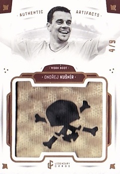 Ondrej Kusnir Dukla Praha Bravo Dukla Legendary Cards Authentic Artifacts /9 #AA-KUO