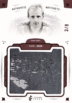 Karel Rada Dukla Praha Bravo Dukla Legendary Cards Authentic Artifacts /9 #AA-RAK