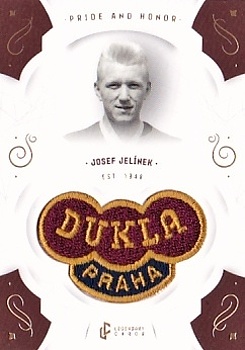 Josef Jelinek Dukla Praha Bravo Dukla Legendary Cards Pride and Honor Gold Mat /11 #PH-JEO