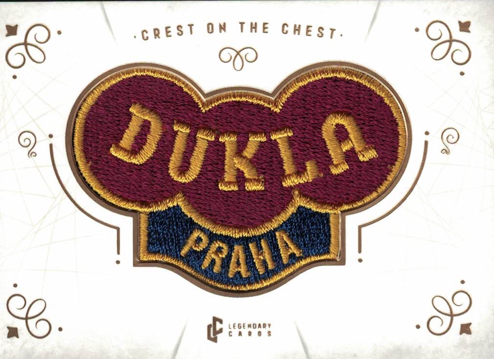 Dukla Praha Bravo Dukla Legendary Cards Crest on the Chest Gold #CC-3