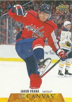 Jakub Vrana Washington Capitals Deck 2020/21 Series 1 UD Canvas #C86