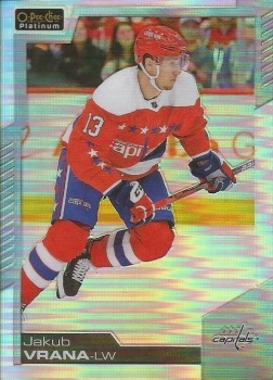 Jakub Vrana Washington Capitals UD O-Pee-Chee Platinum 2020/21 Rainbow #135