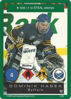 Dominik Hasek Buffalo Sabres Playoff One on One Challenge 1995/96 #12