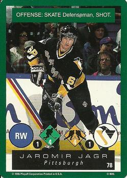 Jaromir Jagr Pittsburgh Penguins Playoff One on One Challenge 1995/96 #78