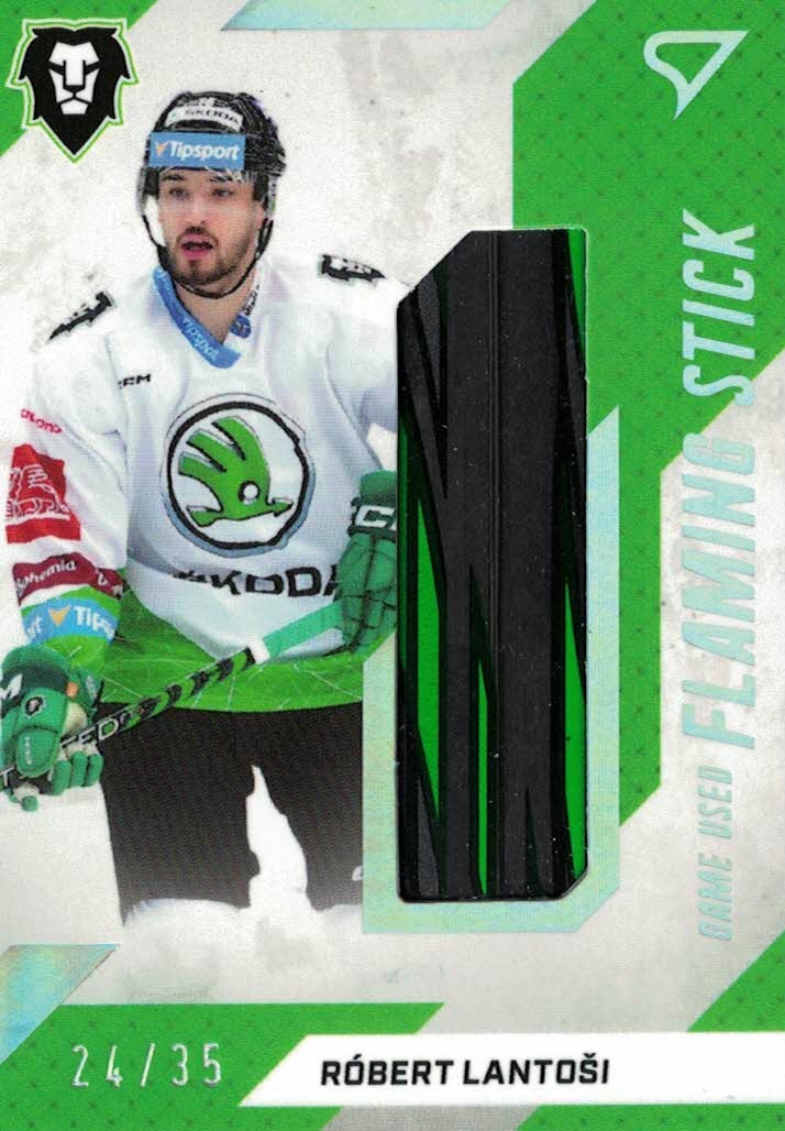 Robert Lantosi Mlada Boleslav Tipsport ELH 2022/23 SportZoo 1. serie Flaming Stick /35 #FS-RL