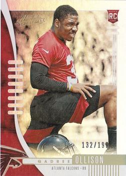 Qadree Ollison Atlanta Falcons 2019 Panini Absolute Football Rookie #200