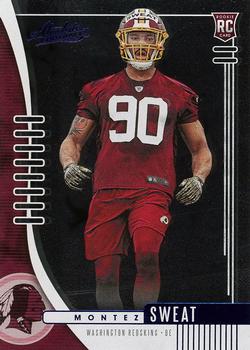 Montez Sweat Washington Redskins 2019 Panini Absolute Football Rookie #195