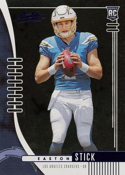 Easton Stick Los Angeles Chargers 2019 Panini Absolute Football Rookie #117