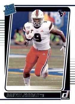 Brevin Jordan Houston Texans 2021 Donruss Football Rookie #308