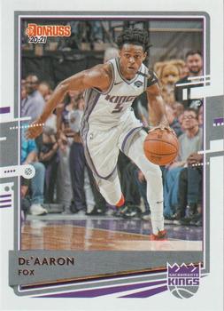 De'Aaron Fox Sacramento Kings 2020/21 Donruss Basketball #58
