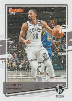 Spencer Dinwiddie Brooklyn Nets 2020/21 Donruss Basketball #138