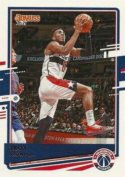 Troy Brown Jr. Washington Wizards 2020/21 Donruss Basketball #151