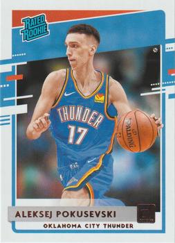 Aleksej Pokusevski Oklahoma City Thunder 2020/21 Donruss Basketball Rated Rookie #209