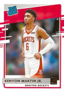 Kenyon Martin Jr. Houston Rockets 2020/21 Donruss Basketball Rated Rookie #224