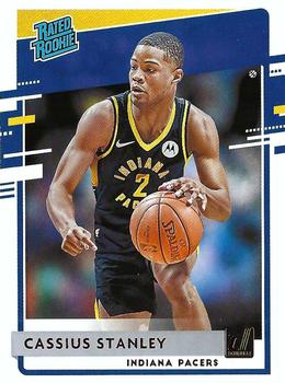 Cassius Stanley Indiana Pacers 2020/21 Donruss Basketball Rated Rookie #225