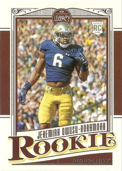 Jeremiah Owusu-Koramoah Notre Dame 2021 Panini Legacy Football NFL Rookies #199