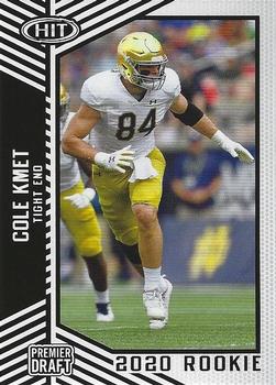 Cole Kmet Notre Dame 2020 Sage Hit Premier Draft NFL #58